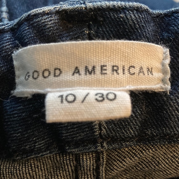 NWOT sz:10 Good American style GL873T Good Legs HighRise Skinny Jeans Dark Wash - Picture 8 of 8